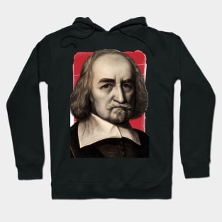 English Philosopher Thomas Hobbes illustration Hoodie